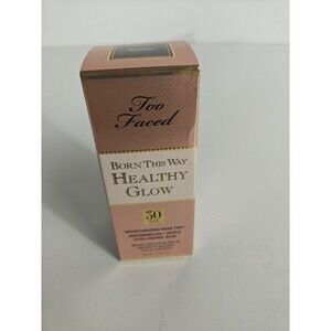 Too Faced Born This Way Healthy Glow SPF 30 Foundation Sable NWT Full Size